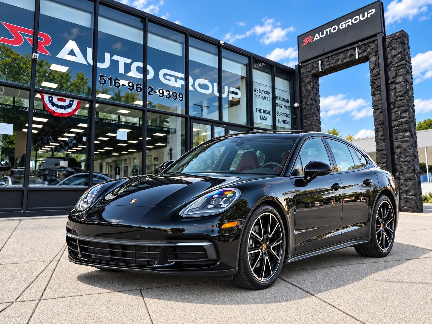 Used 2019 Porsche Panamera 4 AWD/4WD image 1