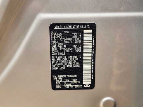 Used 2019 INFINITI QX80 Luxe RWD image 34