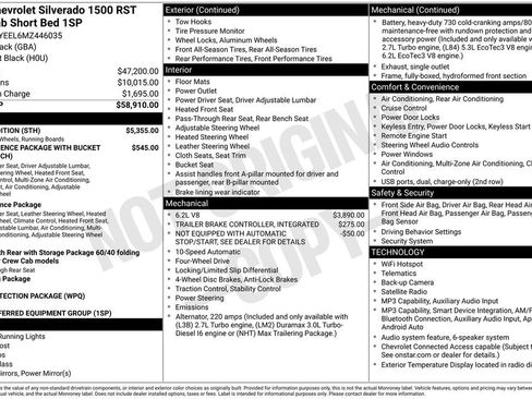 Used 2021 Chevrolet Silverado 1500 RST w/ Rally Edition AWD/4WD image 19