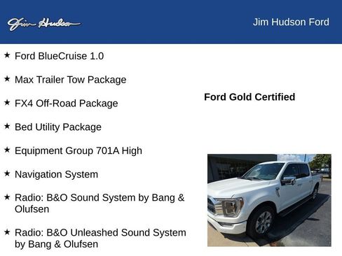 Used 2023 Ford F150 Platinum w/ Equipment Group 701A High AWD/4WD image 11
