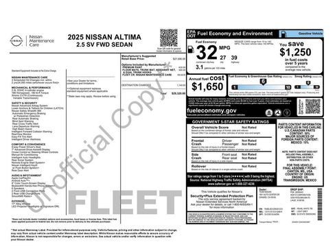 Used 2025 Nissan Altima 2.5 SV FWD image 2