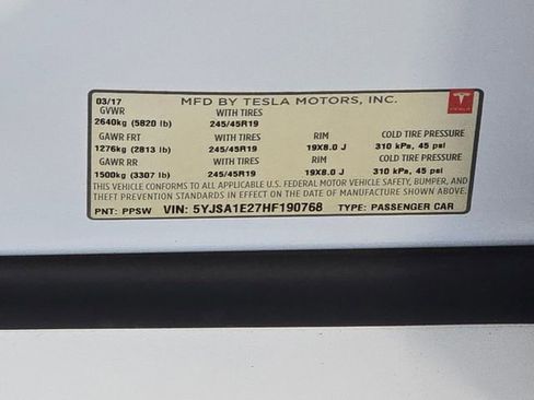 Used 2017 Tesla Model S 90D image 18