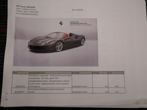 Used 2017 Ferrari 488 Spider RWD image 52