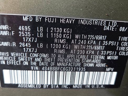 Used 2016 Subaru Outback 2.5i Premium AWD/4WD image 47