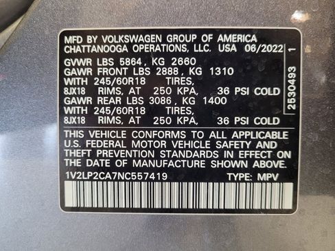 Used 2022 Volkswagen Atlas SE image 33