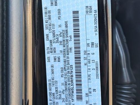 Used 2024 Ford F150 Lariat w/ FX4 Off-Road Package image 30