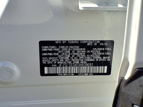 Certified 2025 Subaru Forester Premium AWD/4WD image 10