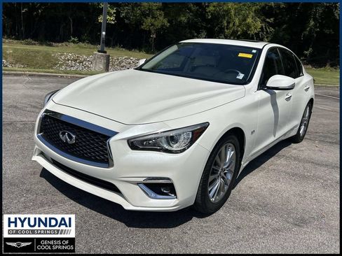 Used 2020 INFINITI Q50 Luxe w/ Cargo Package RWD image 3