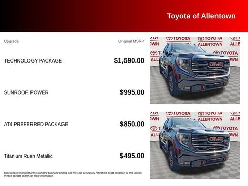 Used 2023 GMC Sierra 1500 AT4 w/ Technology Package AWD/4WD image 5
