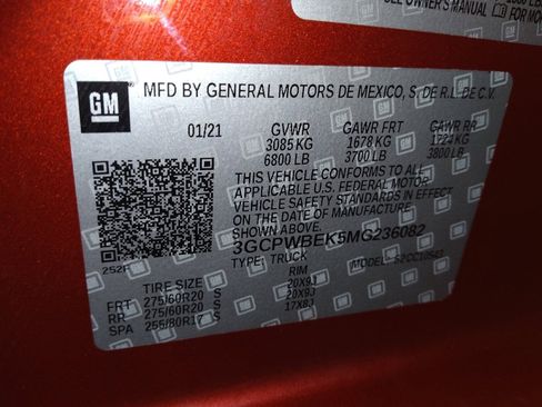 Used 2021 Chevrolet Silverado 1500 Custom image 33