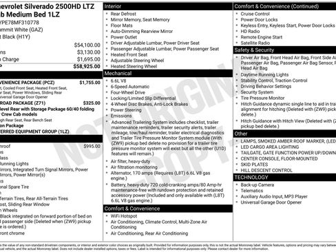 Used 2021 Chevrolet Silverado 2500 LTZ w/ LTZ Convenience Package image 29