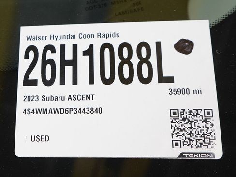 Used 2023 Subaru Ascent Touring AWD/4WD image 33