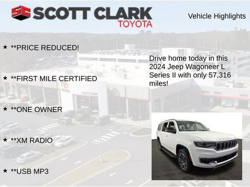 Used 2024 Jeep Wagoneer L Series II w/ Flexible Seating Group image 7