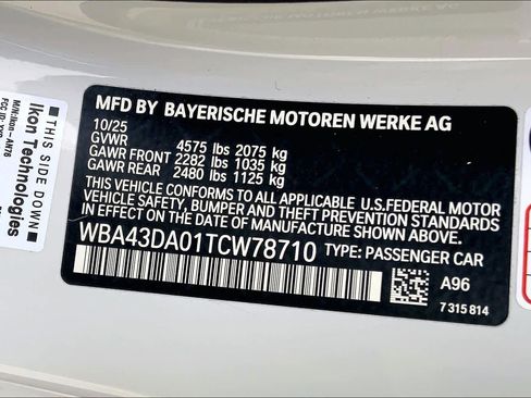 Certified 2026 BMW 430i Coupe w/ Parking Assistance Package RWD image 45