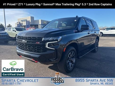Certified 2024 Chevrolet Tahoe Z71 w/ Luxury Package AWD/4WD image 7