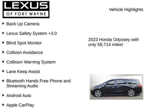 Used 2023 Honda Odyssey Touring image 2