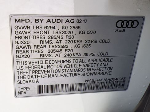 Used 2017 Audi Q7 2.0T Premium Plus w/ Premium Plus Package AWD/4WD image 17