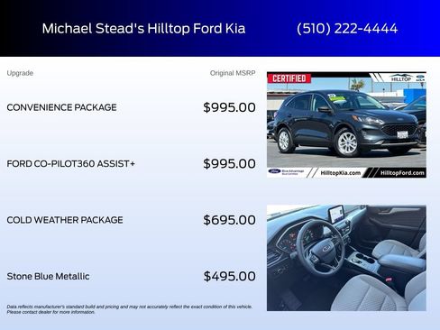 Certified 2022 Ford Escape SE w/ Convenience Package FWD image 6