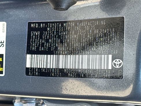 Used 2026 Toyota Corolla LE FWD image 42