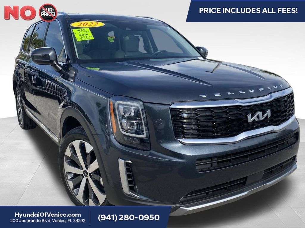 Used 2022 Kia Telluride EX w/ EX Premium Package FWD image 1