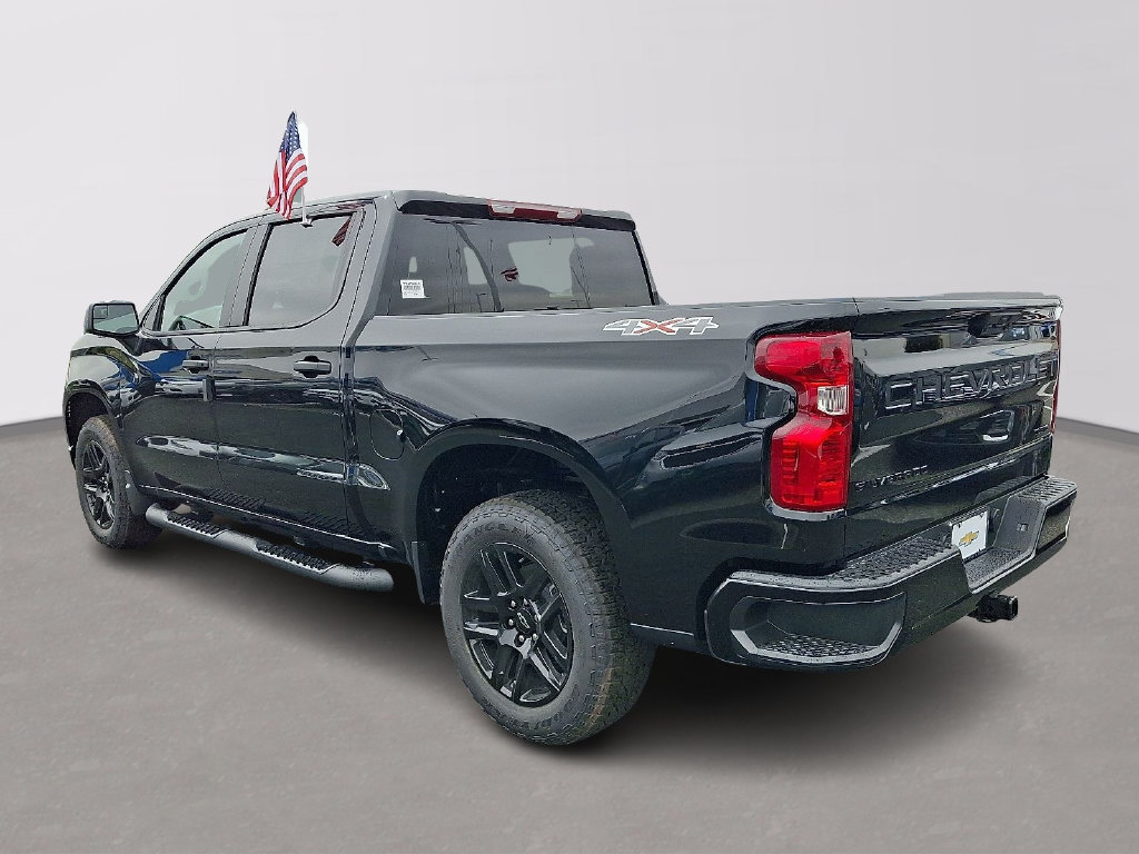 New 2026 Chevrolet Silverado 1500 Custom w/ Turbomax Blackout Package AWD/4WD image 3