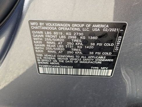 Used 2021 Volkswagen Atlas SEL image 31