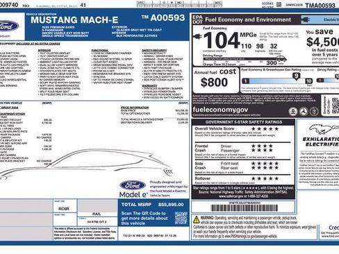New 2026 Ford Mustang Mach-E Premium AWD/4WD image 45