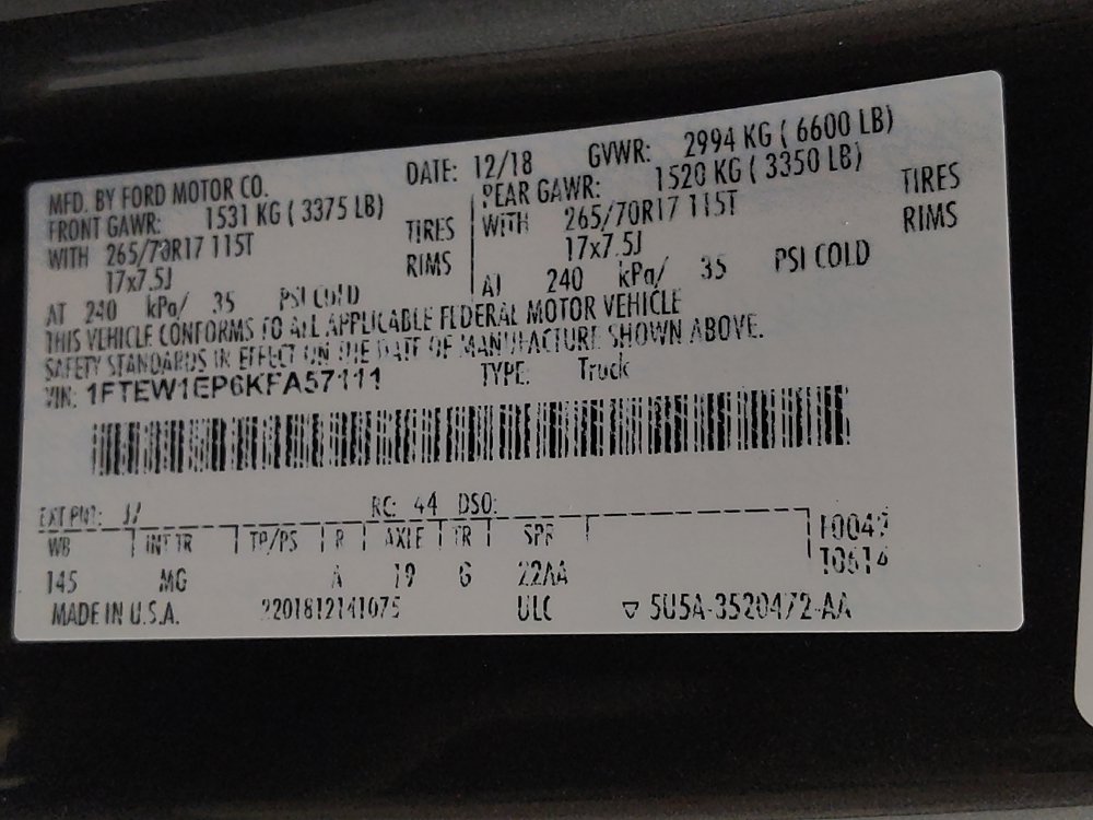 Used 2019 Ford F150 XLT AWD/4WD image 33