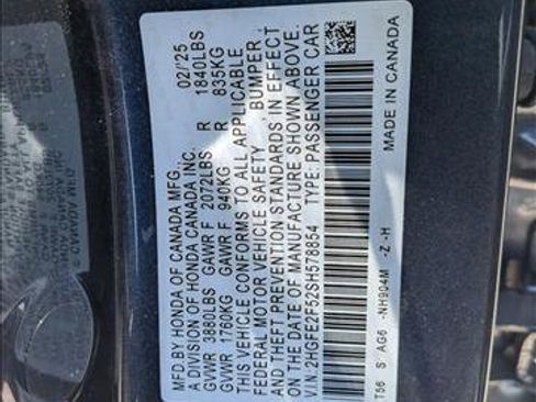 Used 2025 Honda Civic Sport image 15