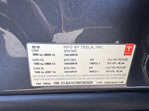 Used 2019 Tesla Model S 100D AWD/4WD image 16