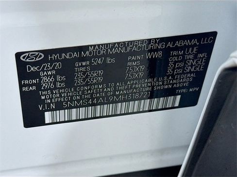 Used 2021 Hyundai Santa Fe Limited image 34