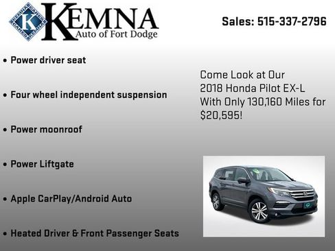 Used 2018 Honda Pilot EX-L image 6