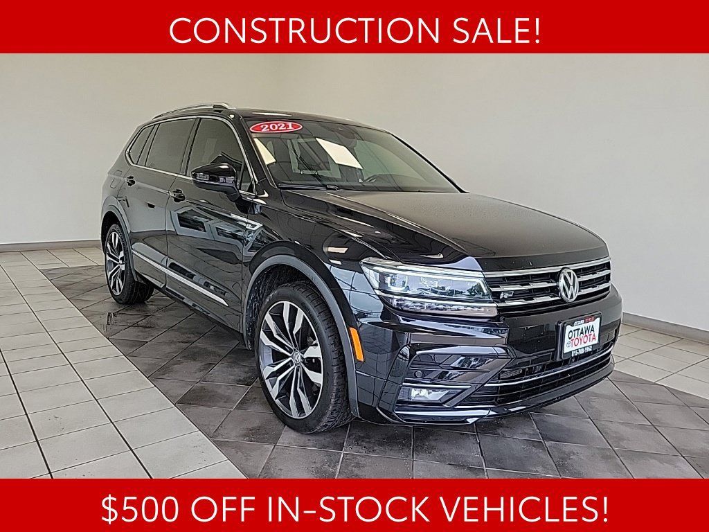 Used 2021 Volkswagen Tiguan SEL Premium R-Line AWD/4WD image 1