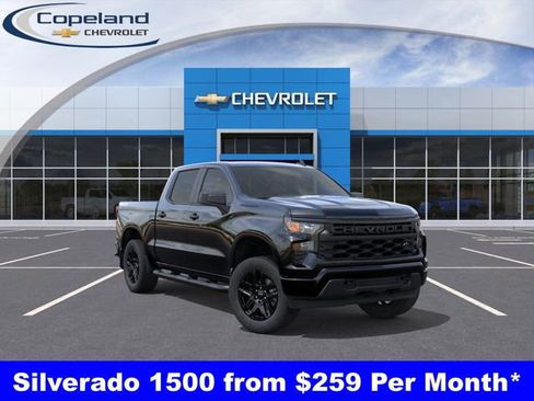 New 2026 Chevrolet Silverado 1500 Custom w/ Turbomax Blackout Package image 1