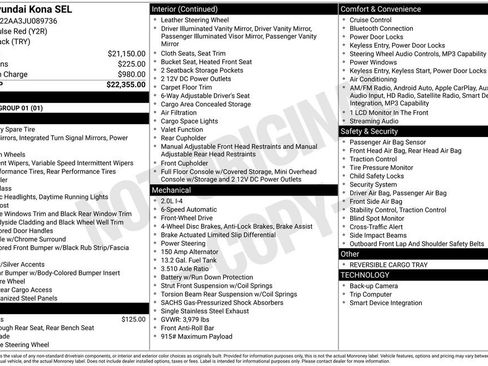 Used 2018 Hyundai Kona SEL image 34