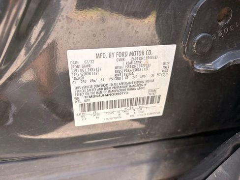 Used 2022 Ford Explorer Timberline AWD/4WD image 16