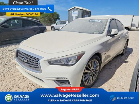Used 2018 INFINITI Q50 Luxe w/ Cargo Package (L95) RWD image 1