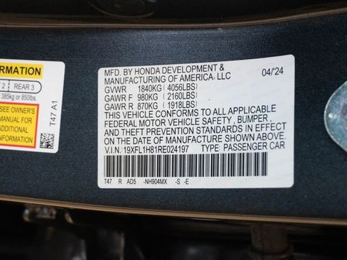 Certified 2024 Honda Civic Sport Touring image 34