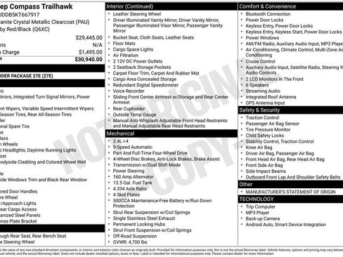 Used 2019 Jeep Compass Trailhawk image 32