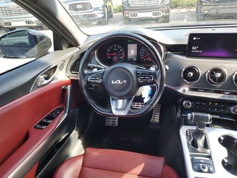 Used 2022 Kia Stinger GT1 w/ Red Interior Color Package RWD image 12