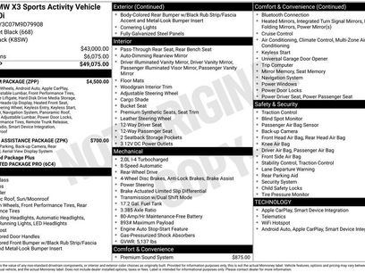 Used 2021 BMW X3 sDrive30i w/ Premium Package