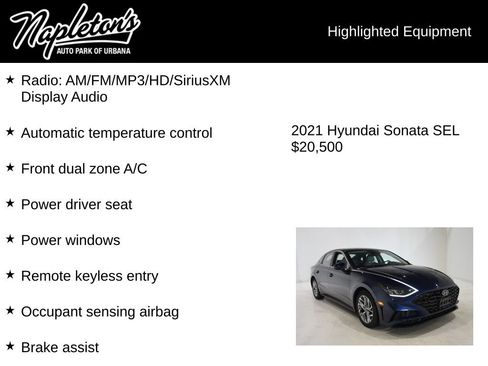 Used 2021 Hyundai Sonata SEL FWD image 16