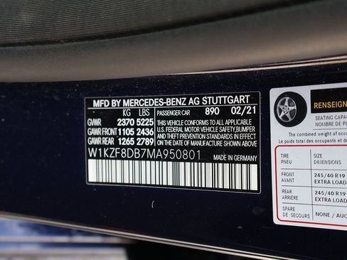 Used 2021 Mercedes-Benz E 350 Sedan w/ Premium Package image 60