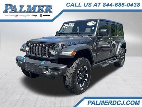 Used 2024 Jeep Wrangler Unlimited Rubicon 4xe w/ Technology Group image 1