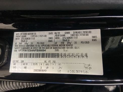 Certified 2022 Ford F150 Lariat w/ Max Trailer Tow Package image 44