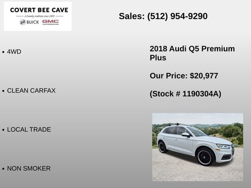 Used 2018 Audi Q5 2.0T Premium Plus w/ Premium Plus Package AWD/4WD image 6