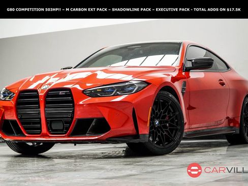 Used 2021 BMW M4 Competition w/ M Carbon Exterior Package RWD image 1