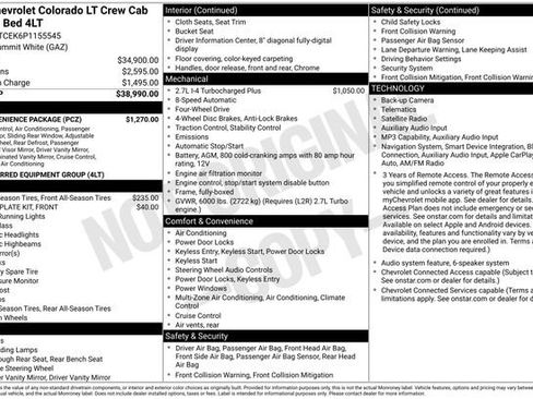 Used 2023 Chevrolet Colorado LT w/ LT Convenience Package AWD/4WD image 33
