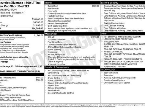 Used 2023 Chevrolet Silverado 1500 LT Trail Boss w/ Convenience Package II image 9