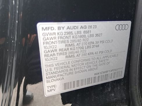 Used 2023 Audi SQ8 Prestige w/ Prestige Package AWD/4WD image 39